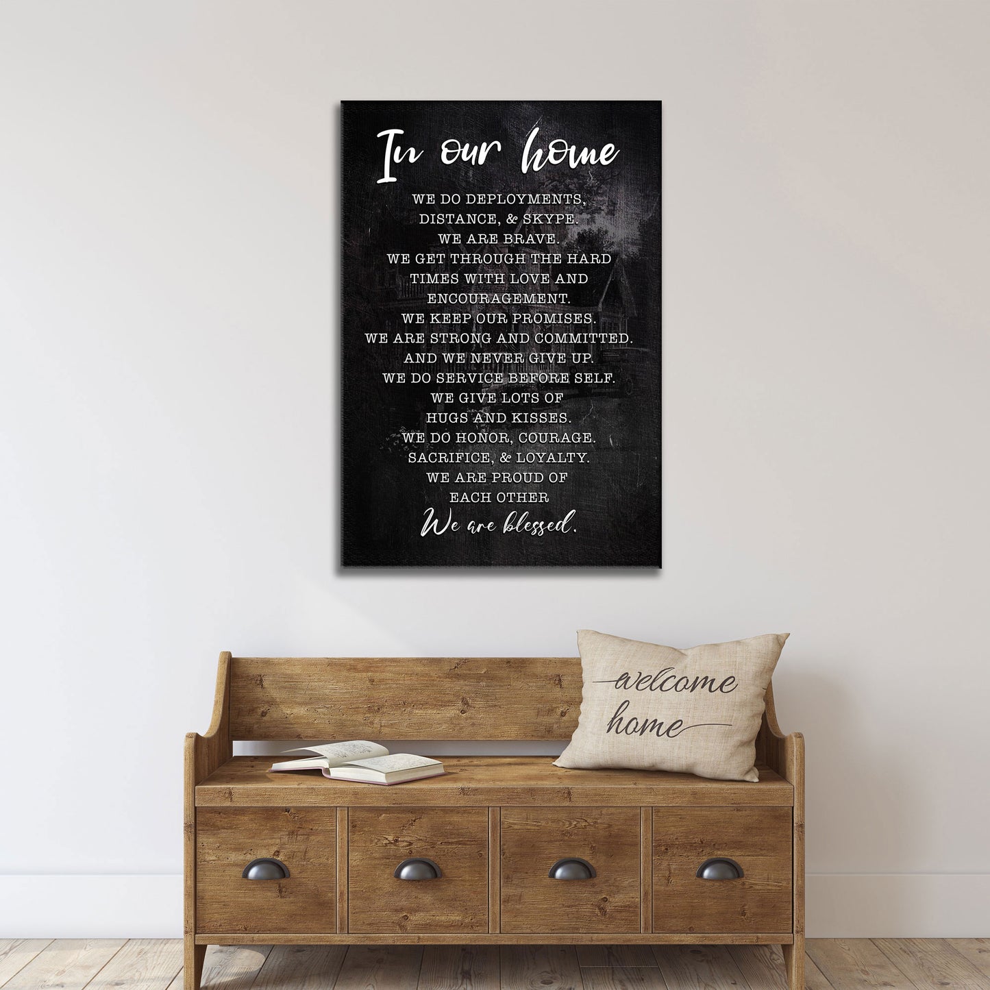 In Our Home We Are Blessed Sign II