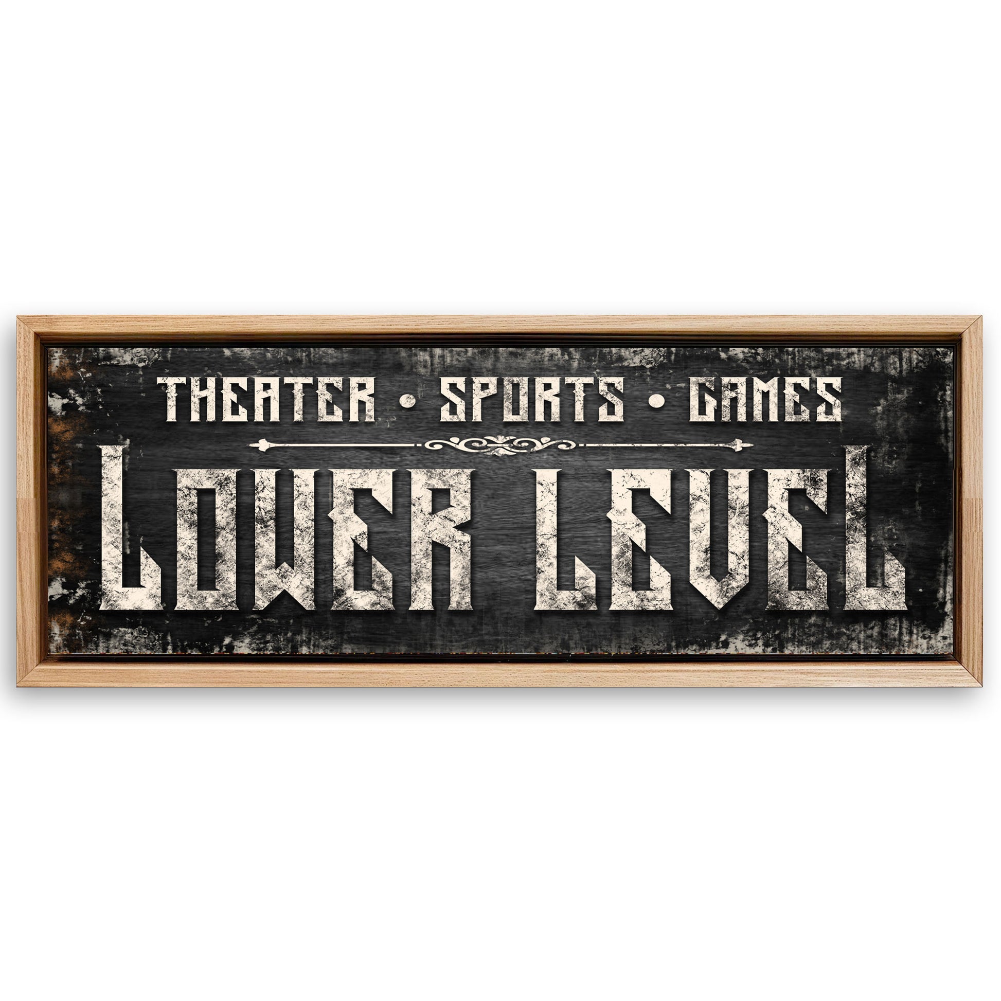 Save 33% When You Add A Frame To Your 60x20 Lower Level Sign Canvas Now