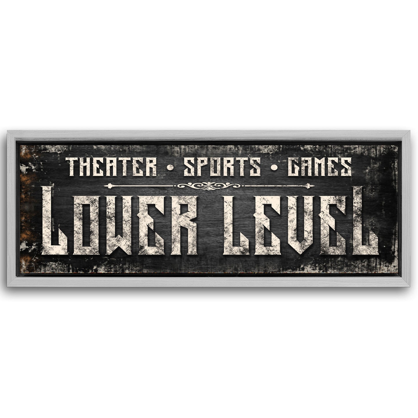 Save 33% When You Add A Frame To Your 60x20 Lower Level Sign Canvas Now
