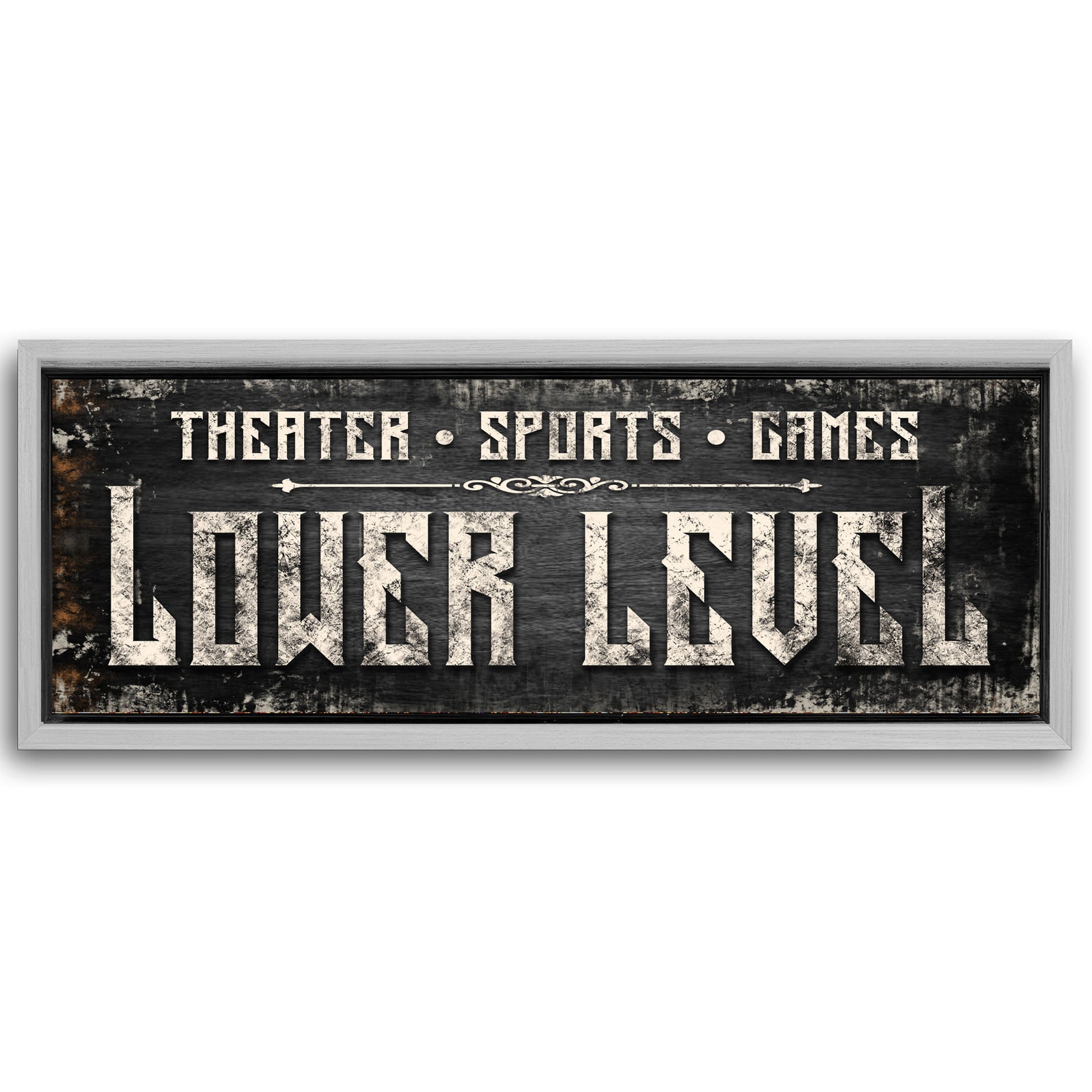 Save 33% When You Add A Frame To Your 60x20 Lower Level Sign Canvas Now