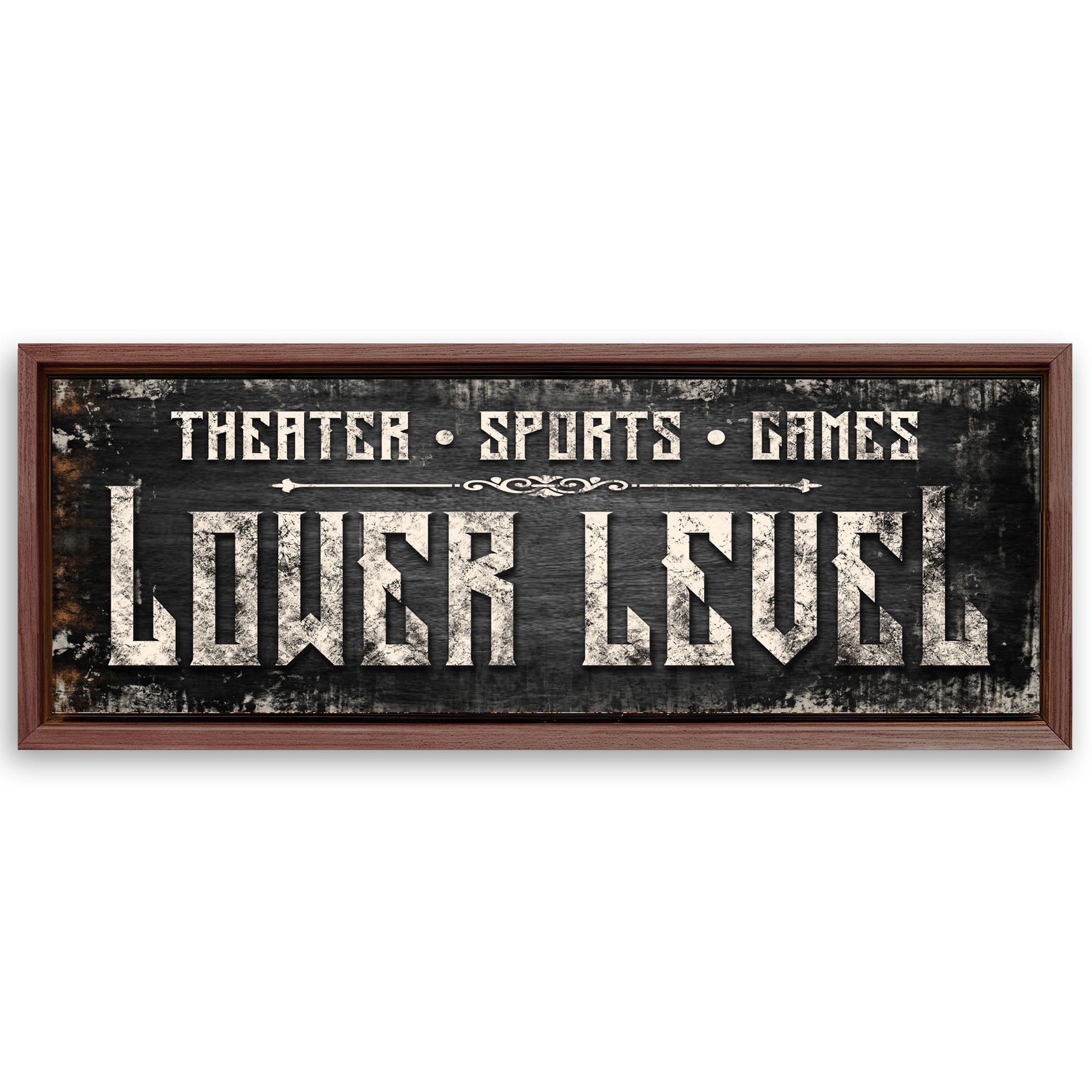 Save 33% When You Add A Frame To Your 60x20 Lower Level Sign Canvas Now