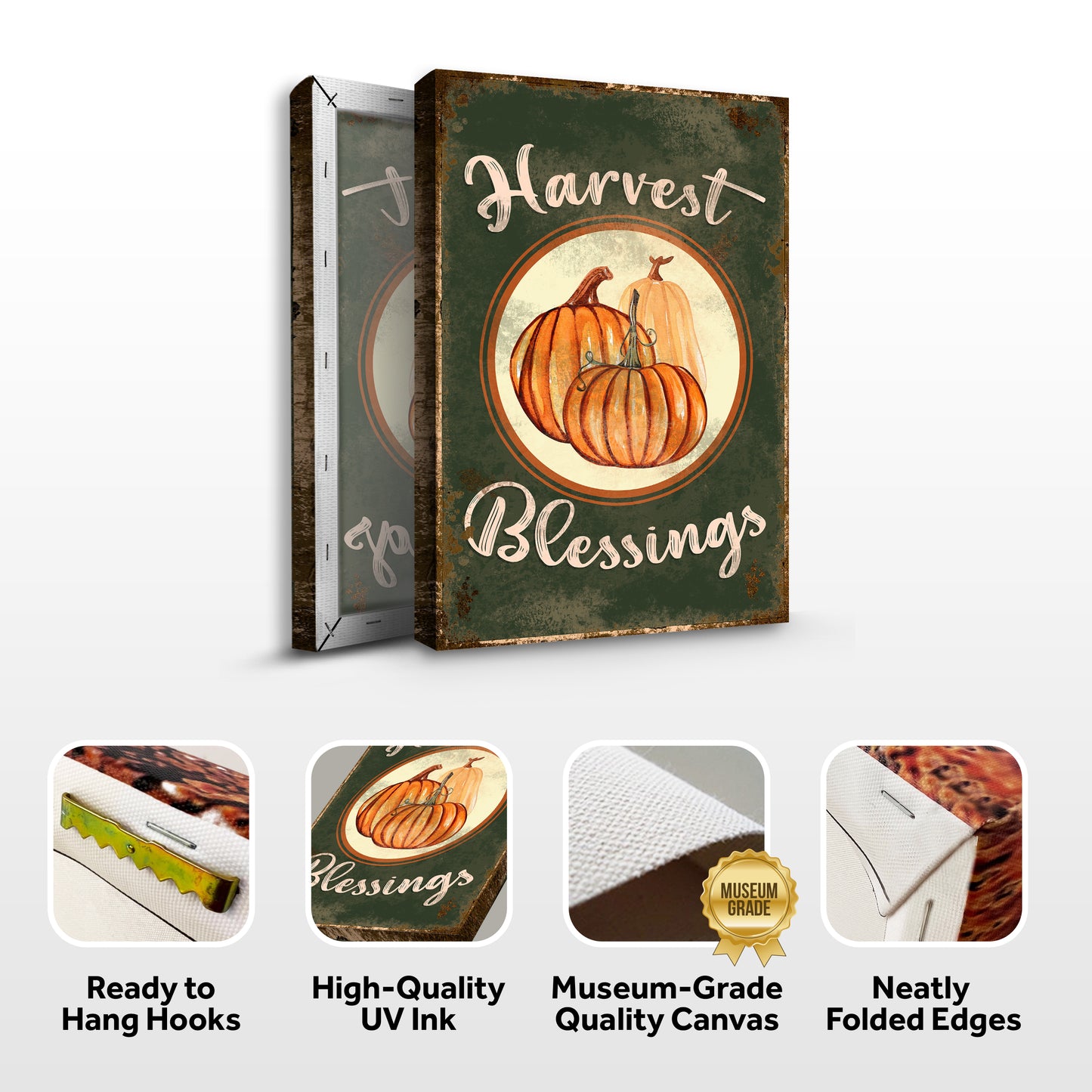 Harvest Blessings Thanksgiving Sign