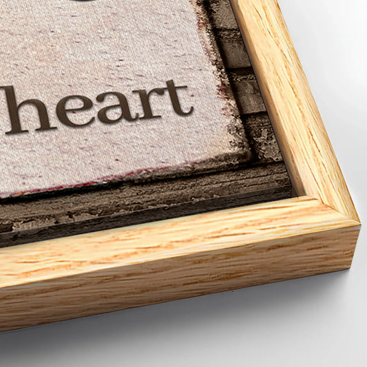 Save 33% When You Add A Frame To Your 12x36 Live Laugh Love Sign III Canvas Now