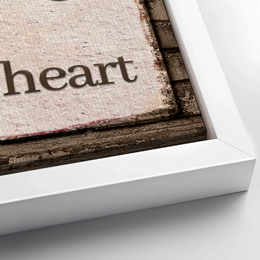 Save 33% When You Add A Frame To Your 60x20 Live Laugh Love Sign III Canvas Now