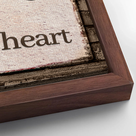 Save 33% When You Add A Frame To Your 16x48 Live Laugh Love Sign III Canvas Now