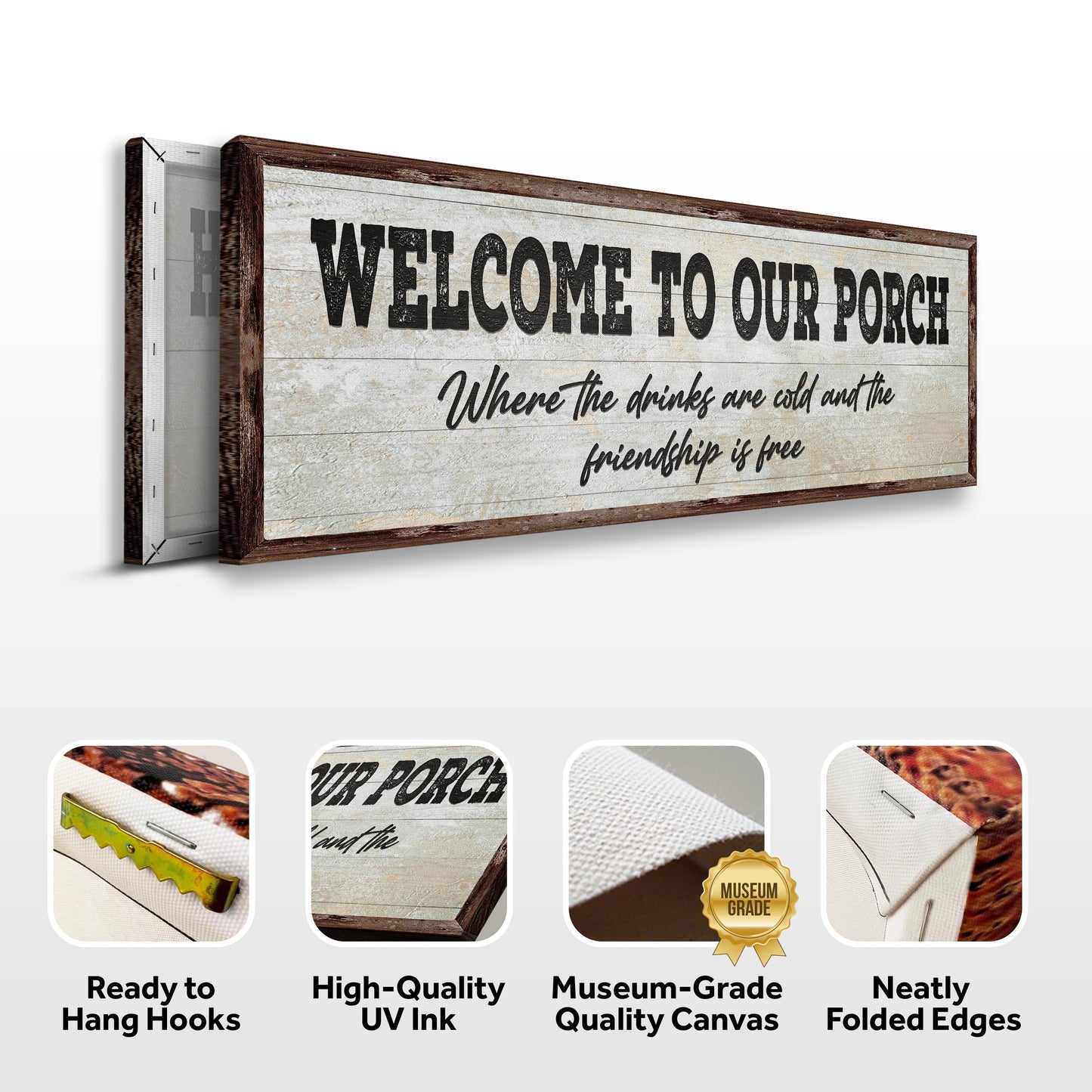 Welcome To Our Porch Sign II (Free Shipping)