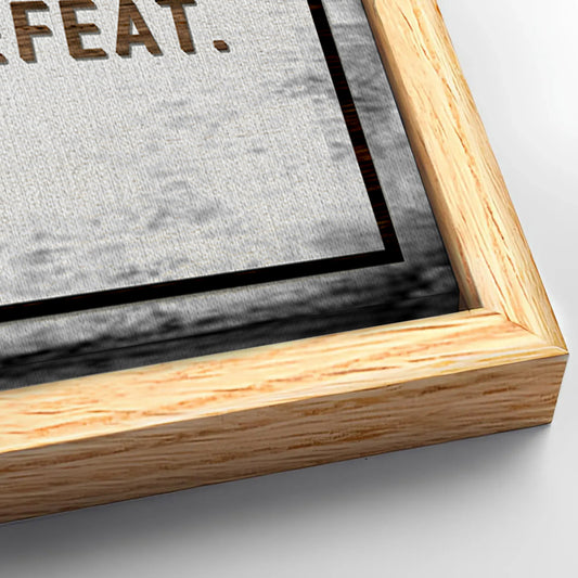 Save 33% When You Add A Frame To Your 16x48 The Man In The Arena Sign VI Canvas Now