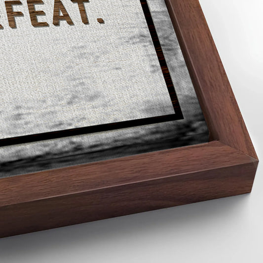 Save 33% When You Add A Frame To Your 16x48 The Man In The Arena Sign VI Canvas Now