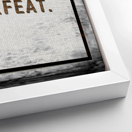 Save 33% When You Add A Frame To Your 16x48 The Man In The Arena Sign VI Canvas Now