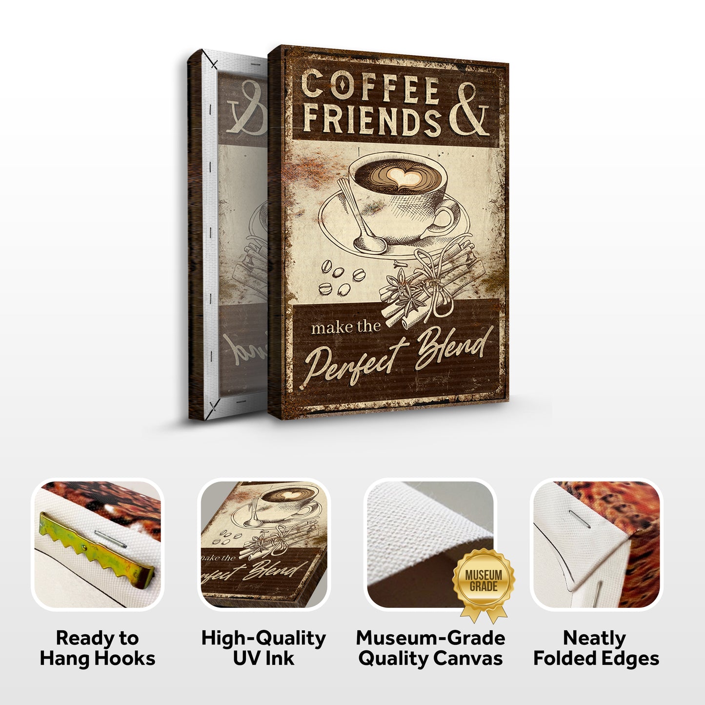 Coffee & Friends Make The Perfect Blend Sign III