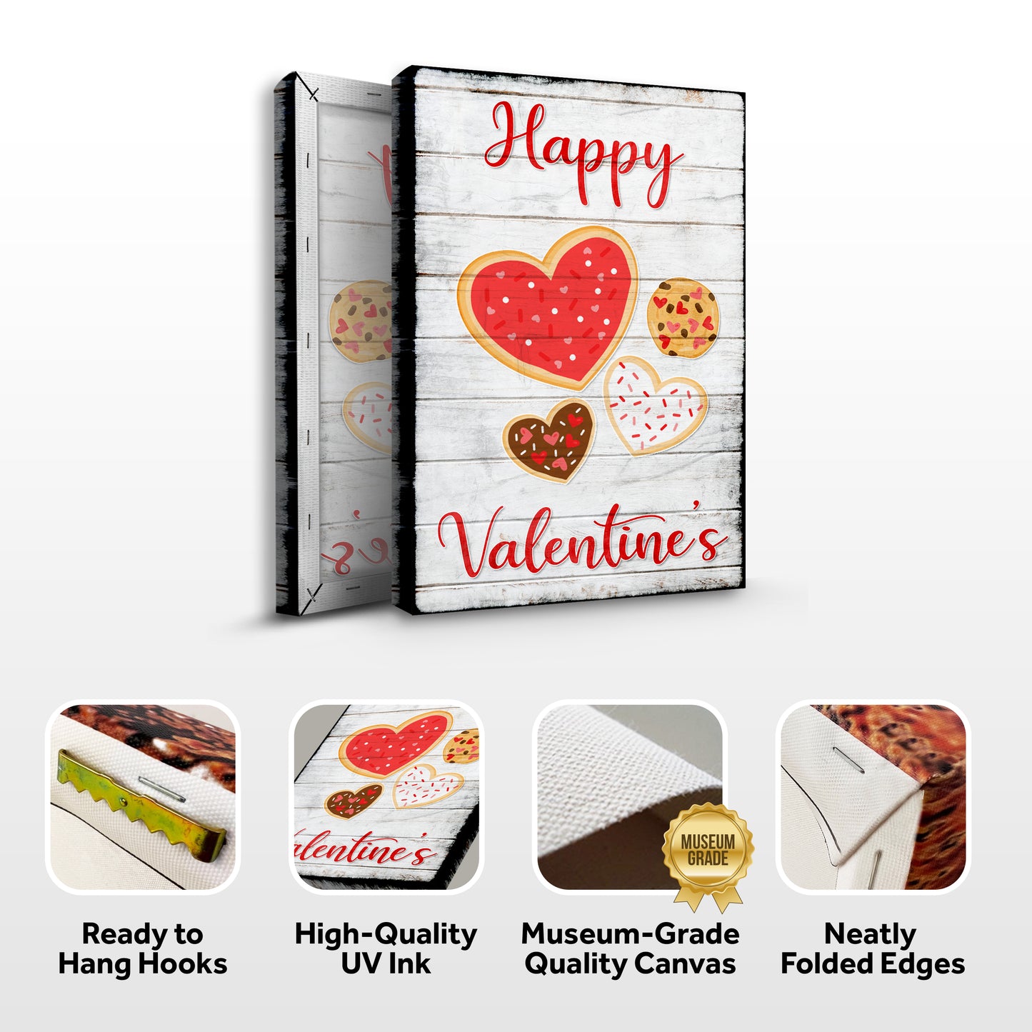 Valentine Heart Cookies Sign