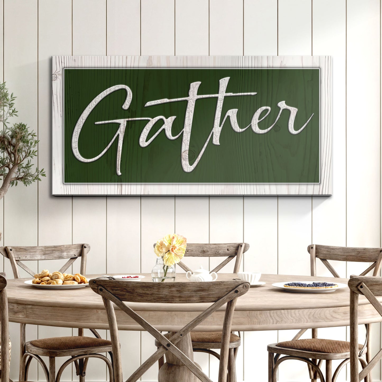 Gather Sign XVI Style 2 - Image by Tailored Canvases