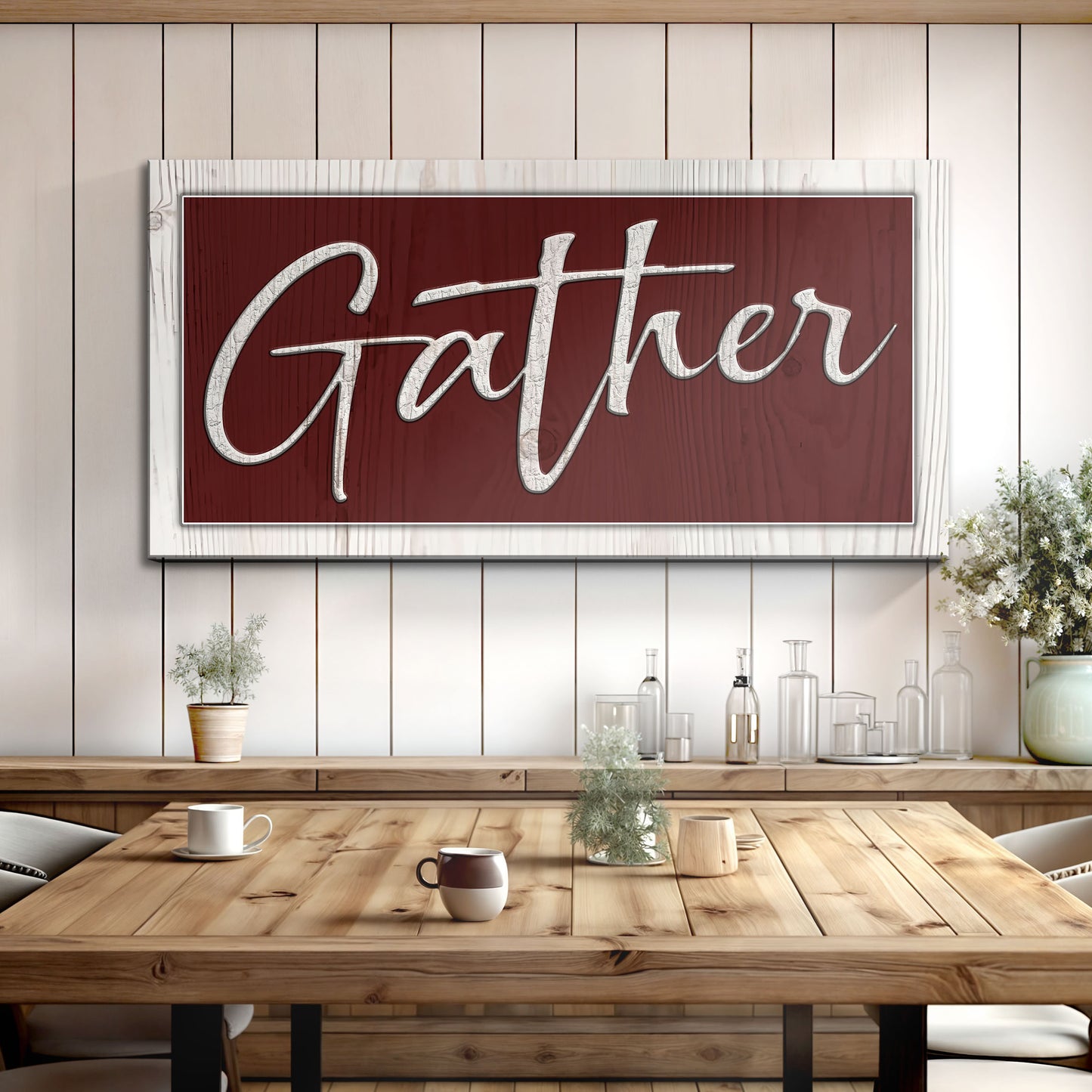 Gather Sign XVII Style 2 - Image by Tailored Canvases