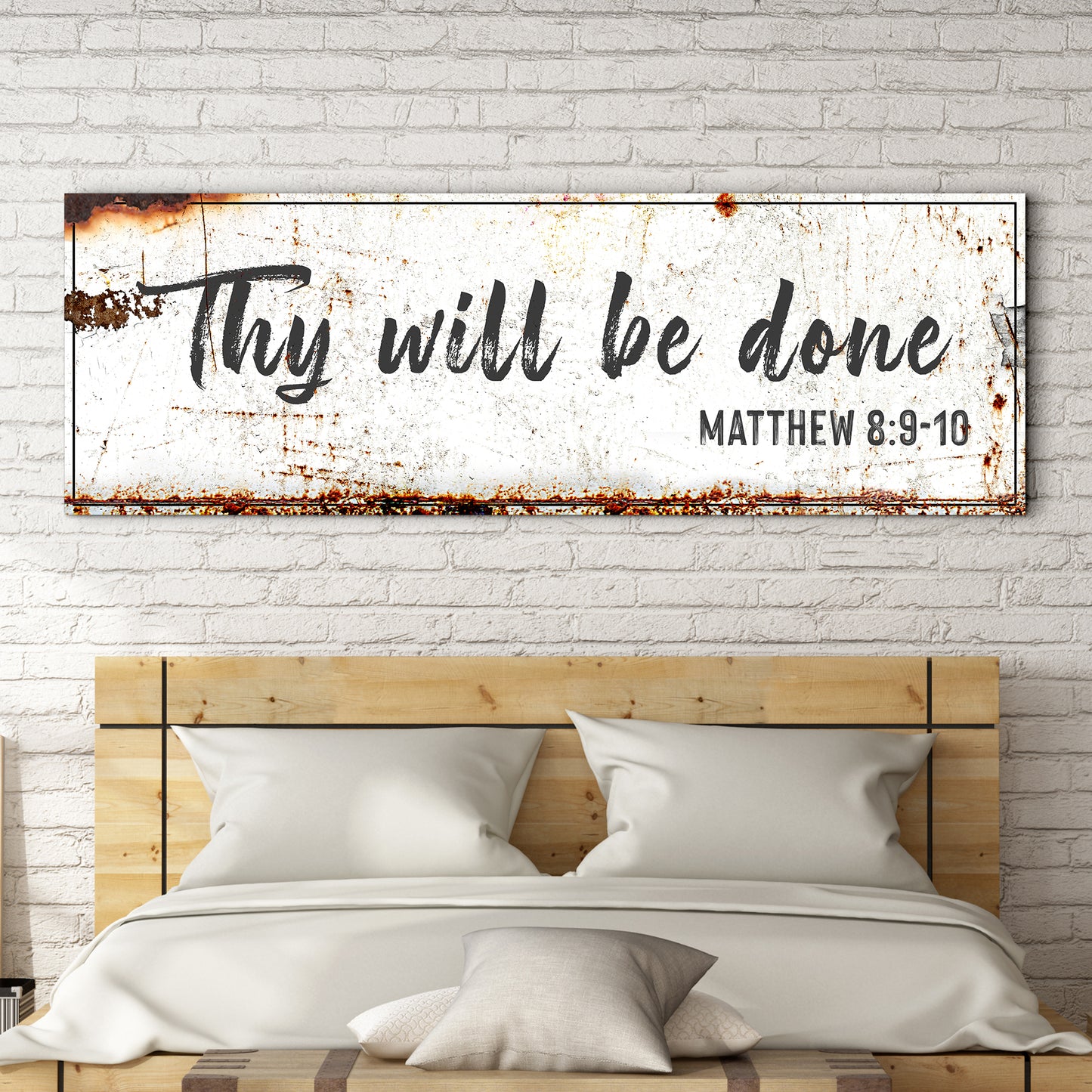 Thy Will Be Done Faith Sign - Image by Tailored Canvases