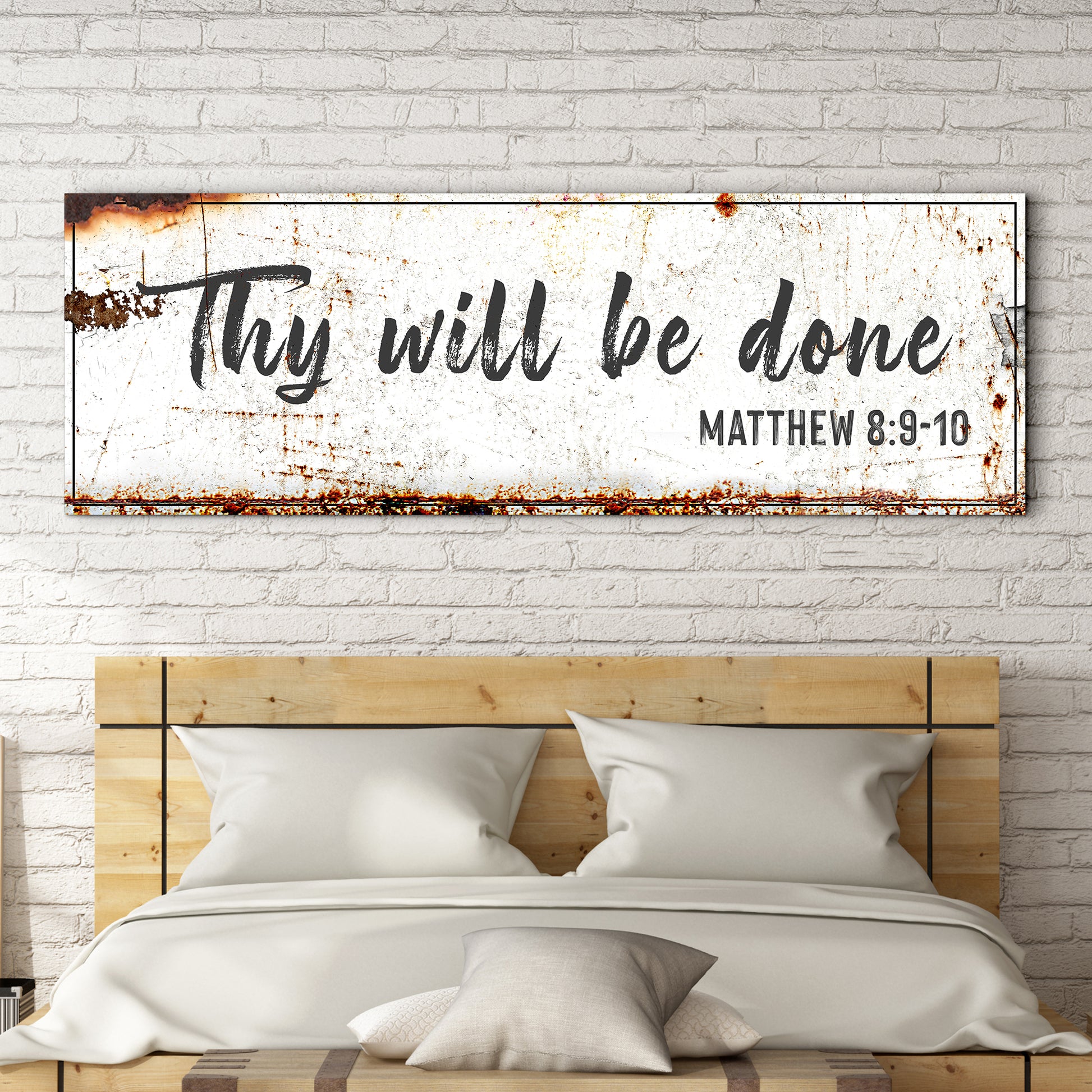 Thy Will Be Done Faith Sign - Image by Tailored Canvases