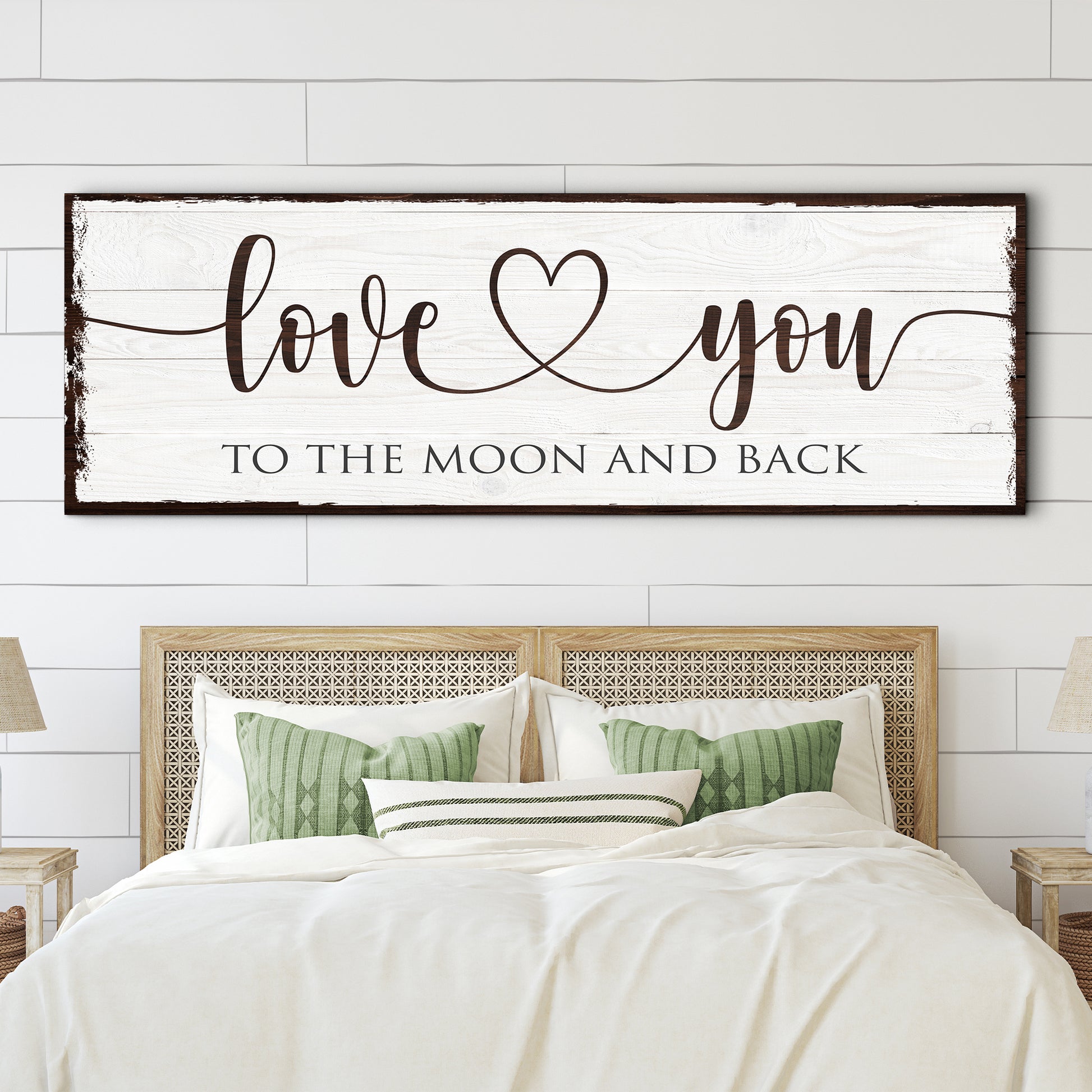 Love You To The Moon And Back Sign - Image by Tailored Canvases