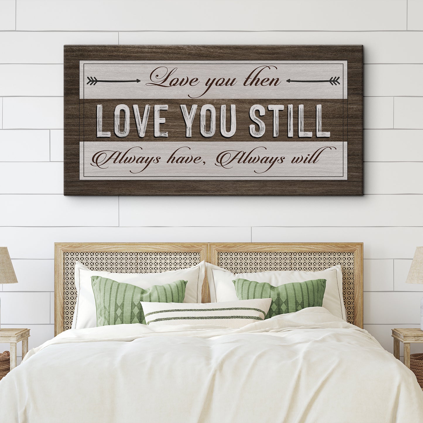 Love You Then Love You Still Sign - Image by Tailored Canvases