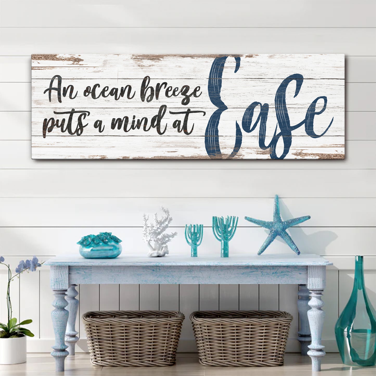 Coastal Beach House Sign II