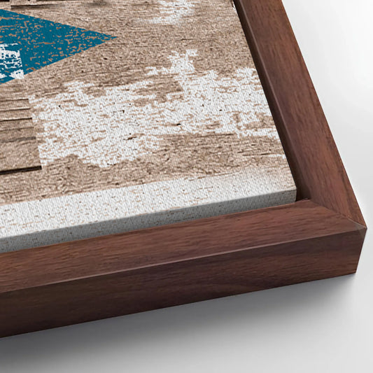 Save 33% When You Add A Frame To Your 16x48 Beach House Sign V Canvas Now