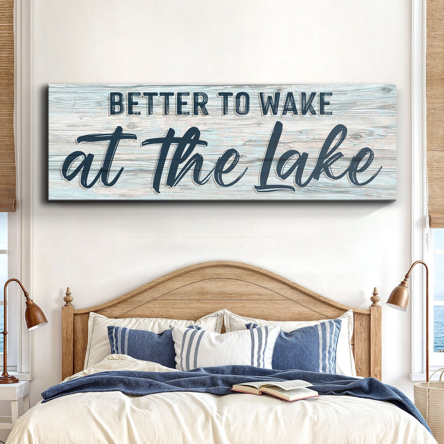 Better To Wake At The Lake Sign III