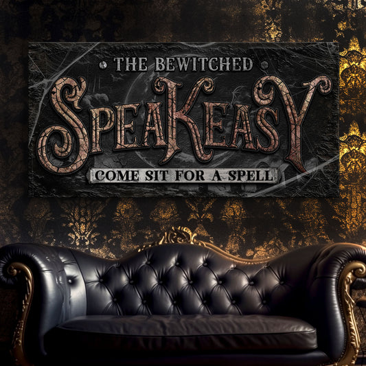 The Bewitched Speakeasy Bar Halloween Sign II