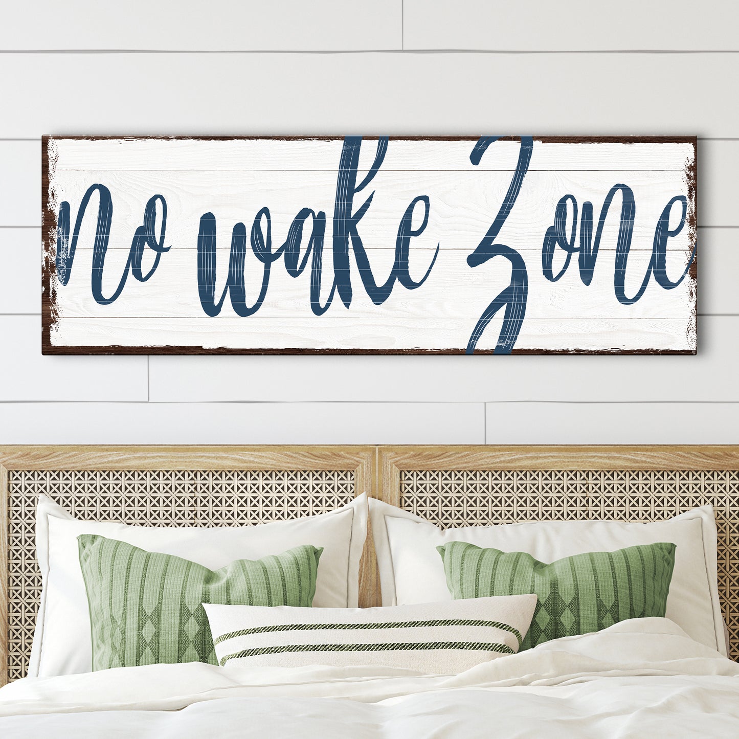 No Wake Zone Sign XV