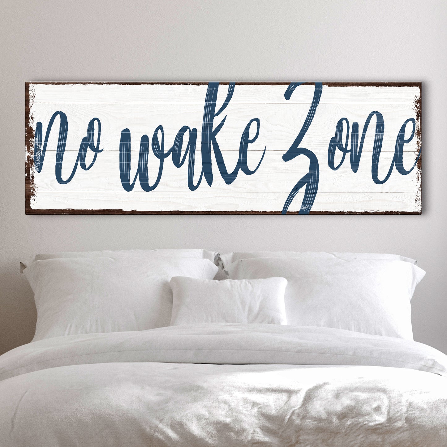 No Wake Zone Sign XV