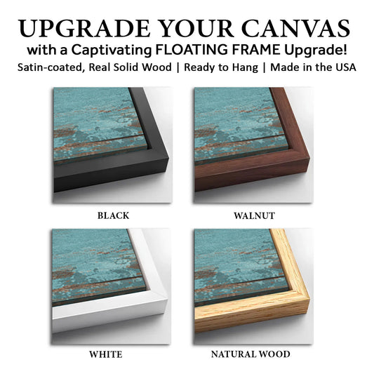 Save 33% When You Add A Frame To Your 12x36 No Wake Zone Sign XIX Canvas Now