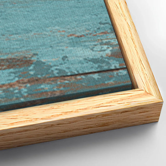 Save 33% When You Add A Frame To Your 60x20 No Wake Zone Sign XIX Canvas Now