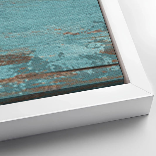 Save 33% When You Add A Frame To Your 60x20 No Wake Zone Sign XIX Canvas Now