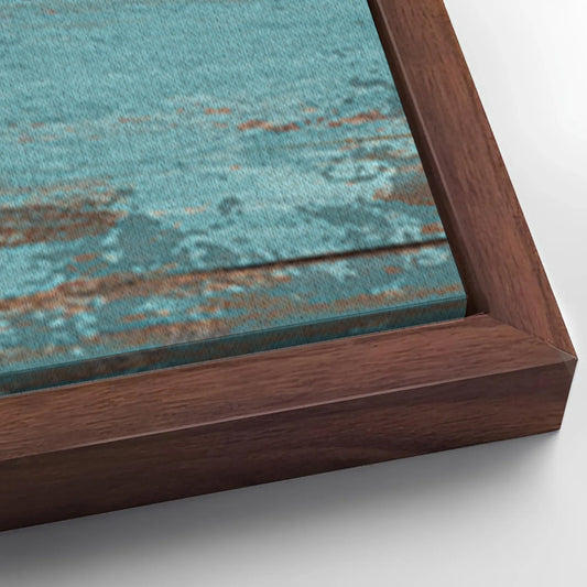 Save 33% When You Add A Frame To Your 12x36 No Wake Zone Sign XIX Canvas Now