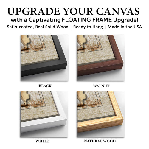 Save 33% When You Add A Frame To Your 24x16 Christ And Coffee Faith Sign IV Canvas Now