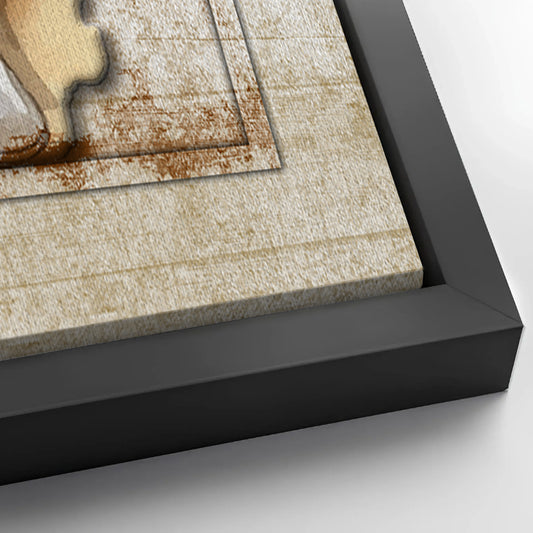 Save 33% When You Add A Frame To Your 24x16 Christ And Coffee Faith Sign IV Canvas Now