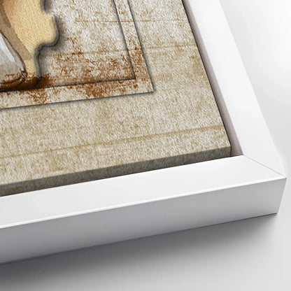 Save 33% When You Add A Frame To Your 24x16 Christ And Coffee Faith Sign IV Canvas Now