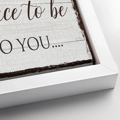 Save 33% When You Add A Frame To Your 60x20 My Favorite Place In The World Is Next To You Sign III Canvas Now
