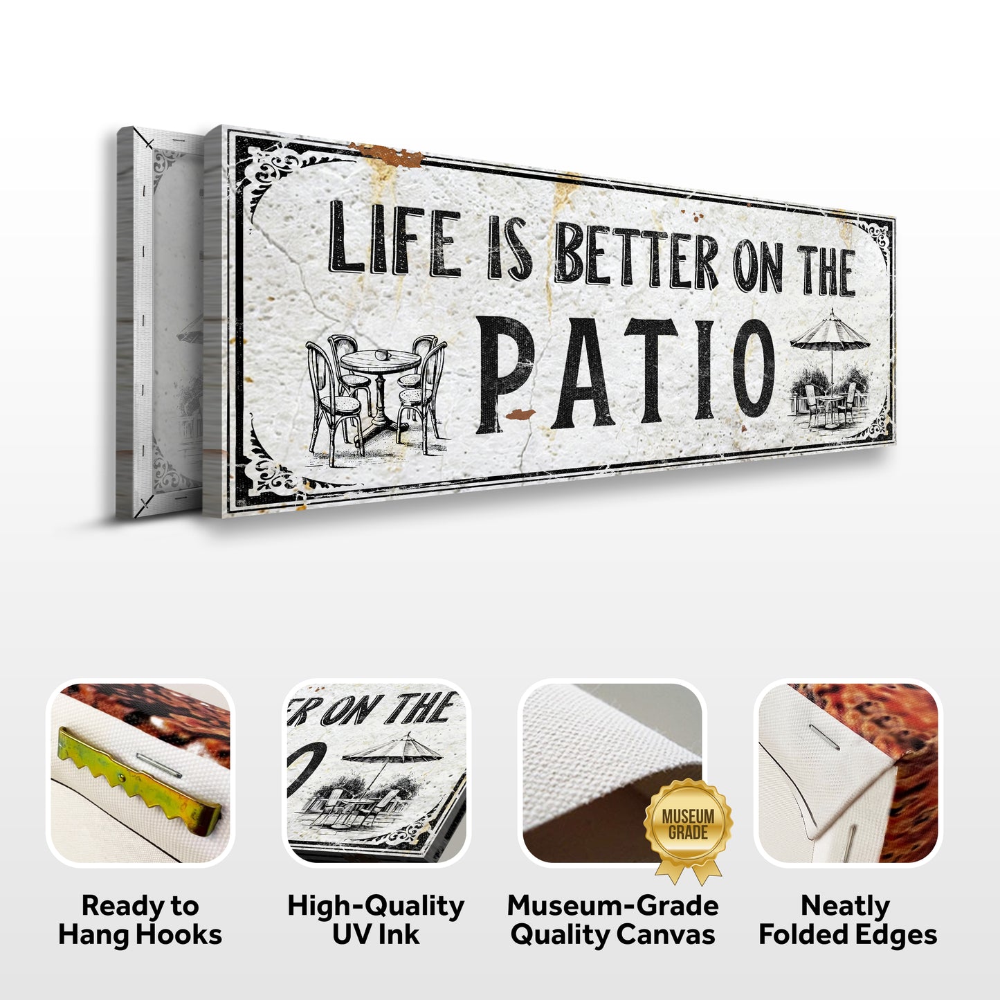 Life Is Better On The Patio Sign IV