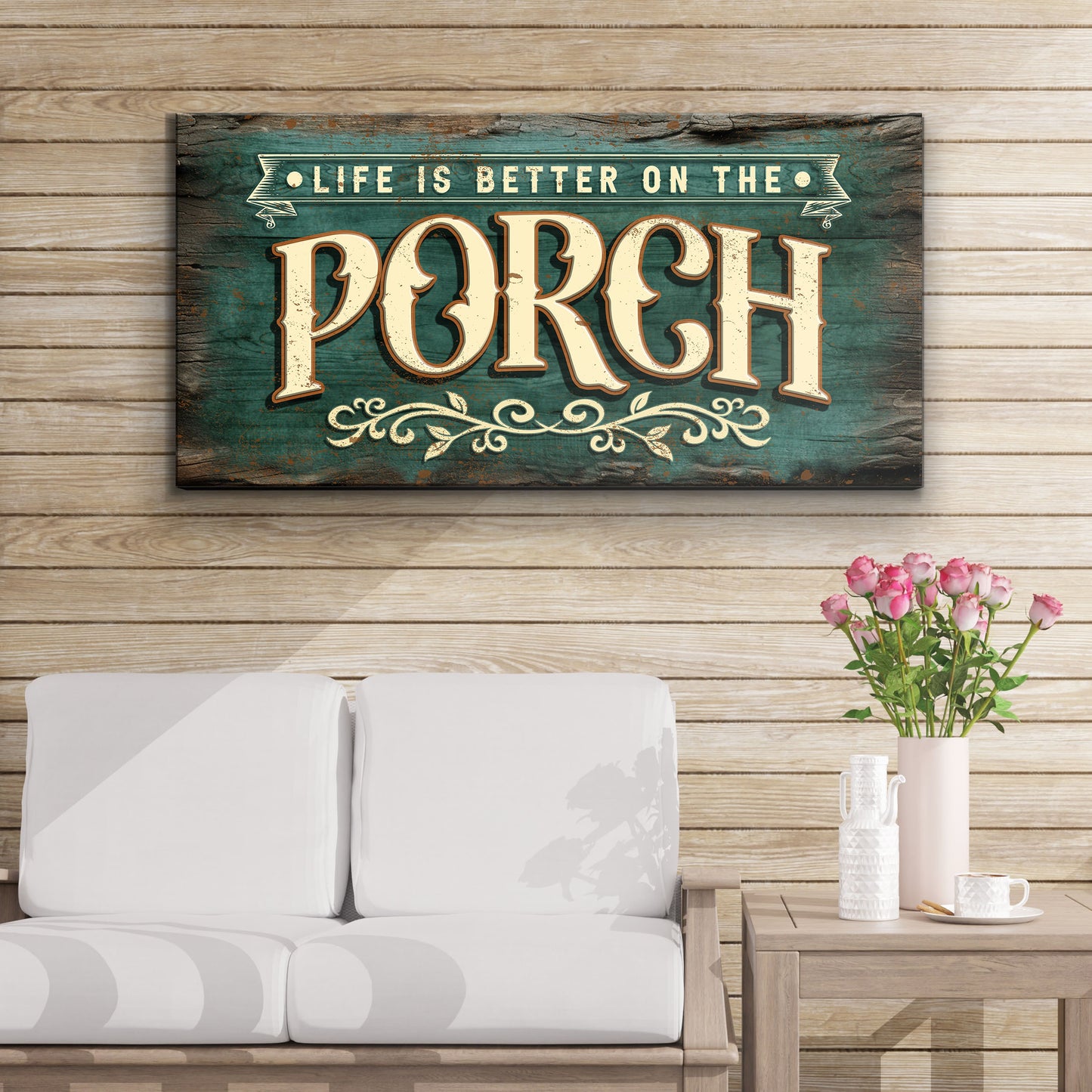 Life Is Better On The Porch Sign III