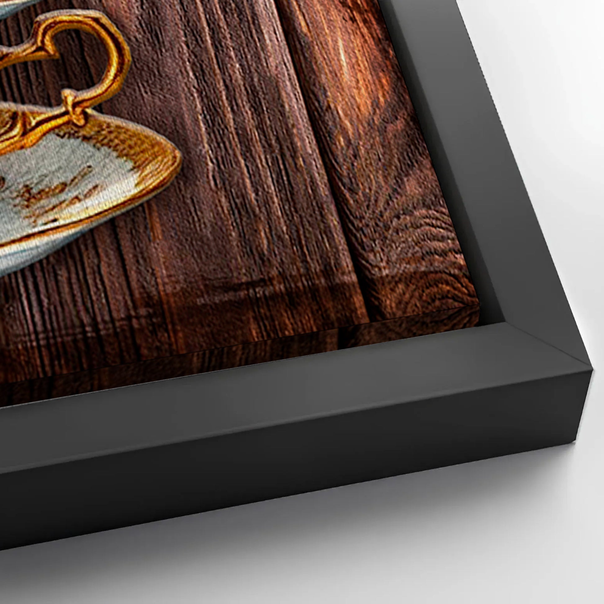 Save 33% When You Add A Frame To Your 18x12 Our C.O.F.F.E.E Faith Sign VIII Canvas Now