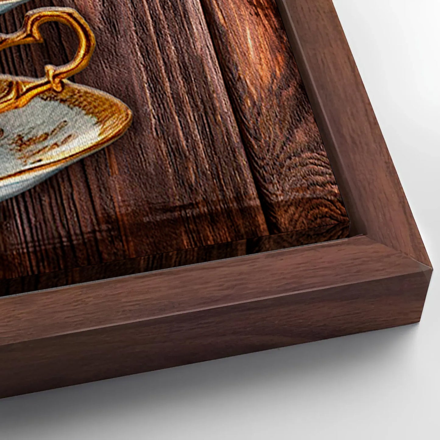 Save 33% When You Add A Frame To Your 18x12 Our C.O.F.F.E.E Faith Sign VIII Canvas Now