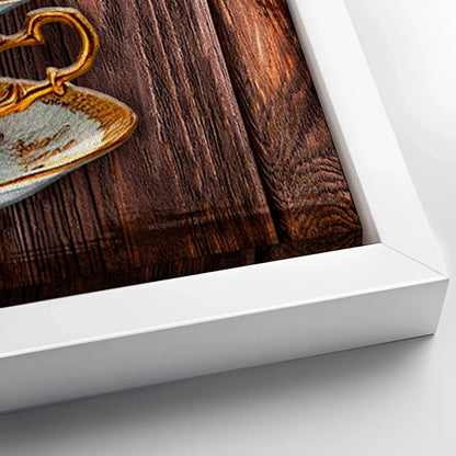 Save 33% When You Add A Frame To Your 18x12 Our C.O.F.F.E.E Faith Sign VIII Canvas Now