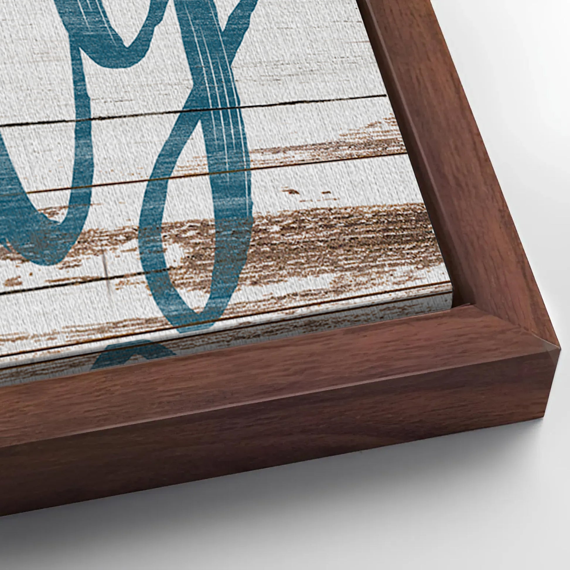 Save 33% When You Add A 16x48 Frame To Your Stay Salty Coastal Sign VIII Canvas Now