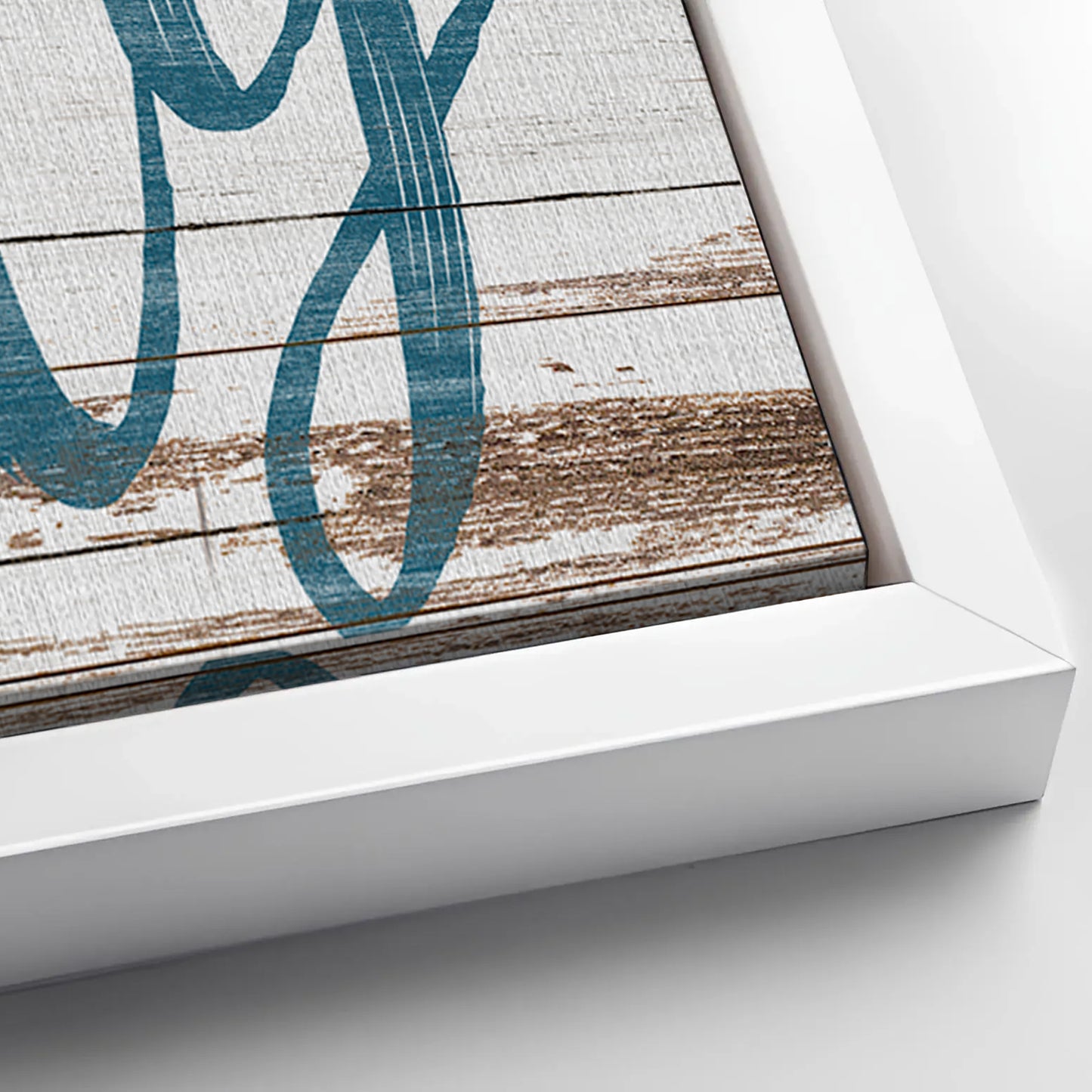 Save 33% When You Add A 16x48 Frame To Your Stay Salty Coastal Sign VIII Canvas Now