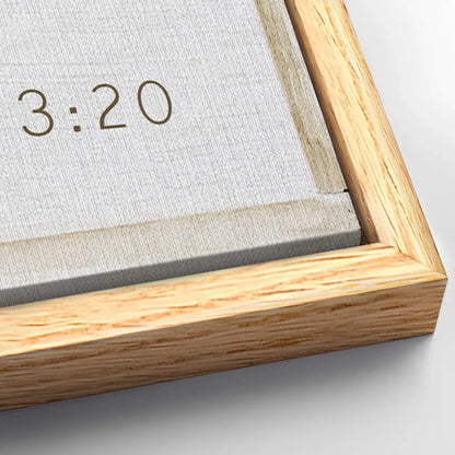 Save 33% When You Add A Frame To Your 24x16 Ephesians 3:20 Farmhouse Faith Sign II Canvas Now