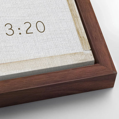 Save 33% When You Add A Frame To Your 24x16 Ephesians 3:20 Farmhouse Faith Sign II Canvas Now