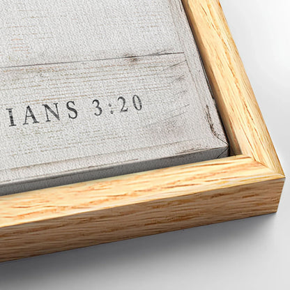 Save 33% When You Add A Frame To Your 48x24 Exceedingly, Abundantly More Than We Could Ask Or Imagine Faith Sign III Canvas Now