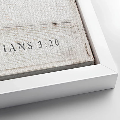 Save 33% When You Add A Frame To Your 48x24 Exceedingly, Abundantly More Than We Could Ask Or Imagine Faith Sign III Canvas Now