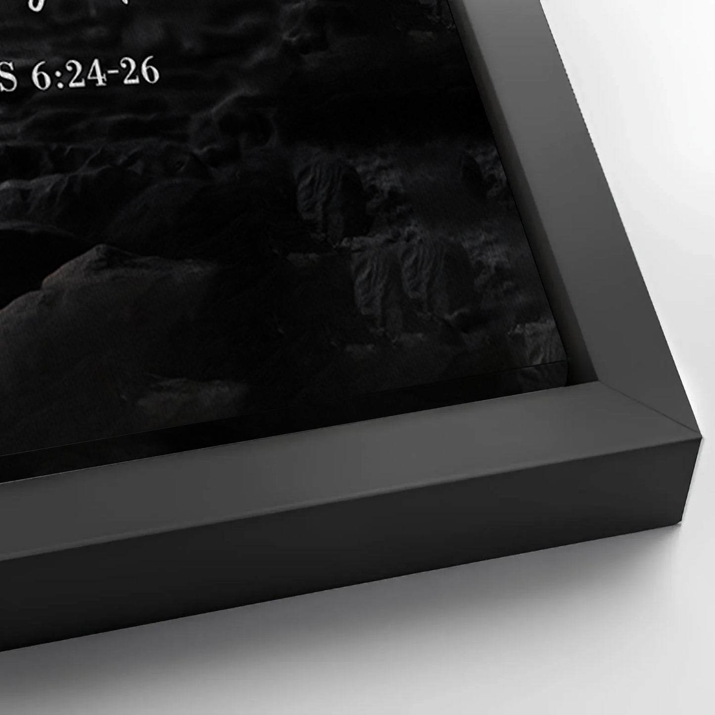 Save 33% When You Add A Frame To Your 48x24 Numbers 6:24-26 - May The Lord Bless You Faith Sign Canvas Now