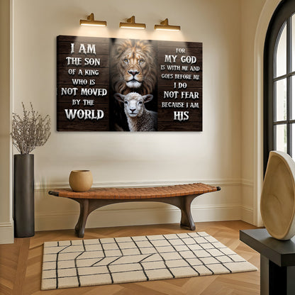 Lion and the Lamb Wall Sign