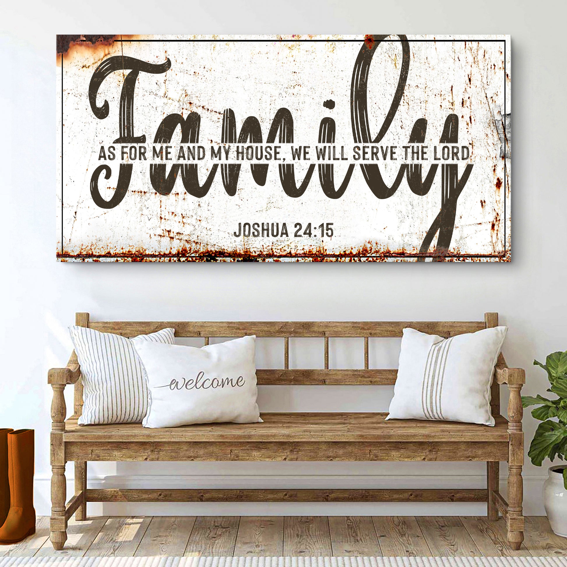 Joshua 24:15 - We Will Serve The Lord Sign IX