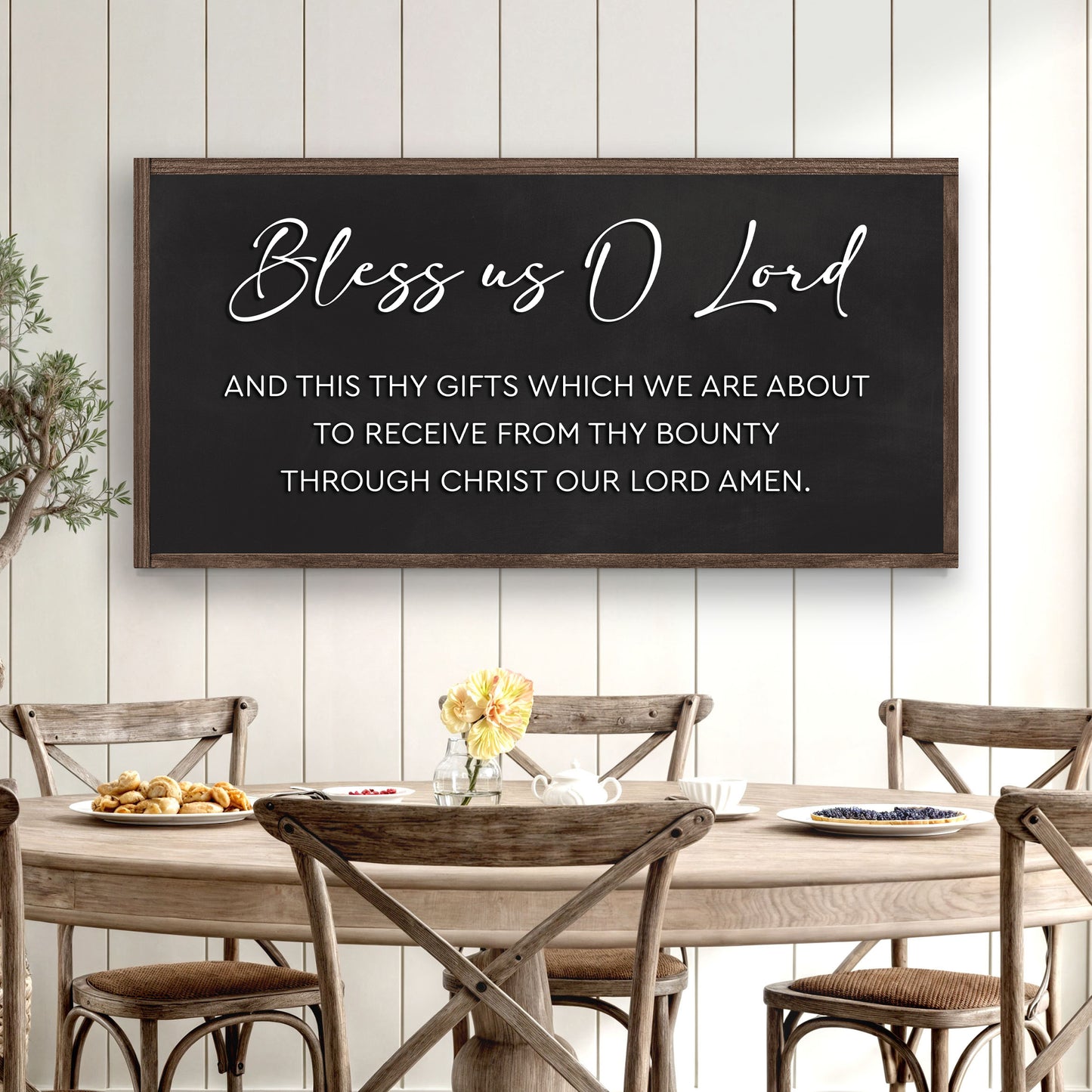 Rustic Wooden Blessing Wall Sign